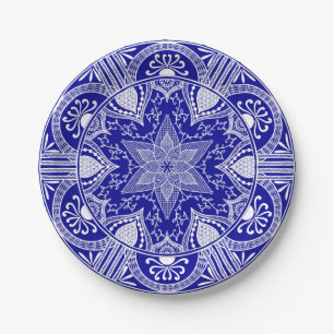 Sapphire Mandala Pappteller
