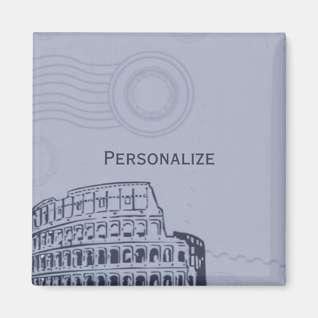 Sapphire Roman Magnet (Vorne)