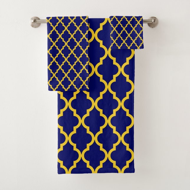Sapphire Sun : Bleu & Jaune Boho Elégance marocain (En situation)