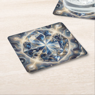 Sapphire – The Stone of Truth and Wisdom´3 Rechteckiger Pappuntersetzer