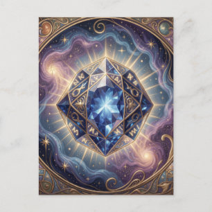 Sapphire – The Stone of Truth and Wisdom´7 Postkarte