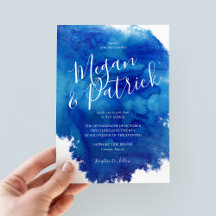 Sapphire Tide Faire-part de mariage