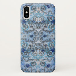 Sapphire Wirbel Design auf einem iPhone Case
