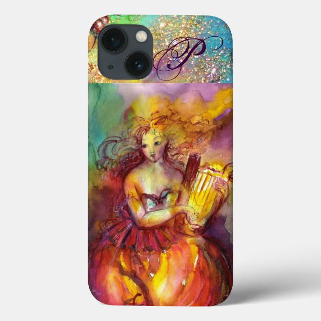 SAPPHO, DANCE, MUSIK UND POETRY-MONOGRAMM Case-Mate iPhone HÜLLE (Rückseite)