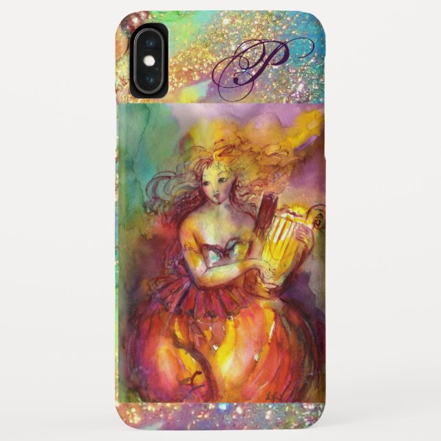 SAPPHO, DANCE, MUSIK UND POETRY-MONOGRAMM Case-Mate iPhone HÜLLE (Rückseite)