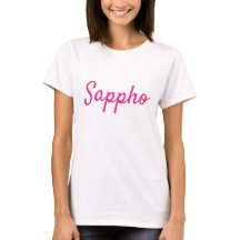 Sappho Script-T - Shirt