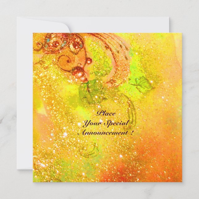 SAPPHO, TANZ, MUSIK UND POETRY, Glitzern Ankündigung (Vorderseite)