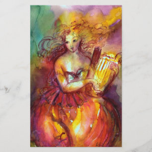 SAPPHO, TANZEN, MUSIK UND POETRY BRIEFPAPIER