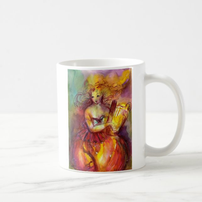 SAPPHO, TANZEN, MUSIK UND POETRY KAFFEETASSE (Rechts)