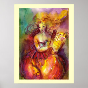 SAPPHO, TANZEN, MUSIK UND POETRY POSTER