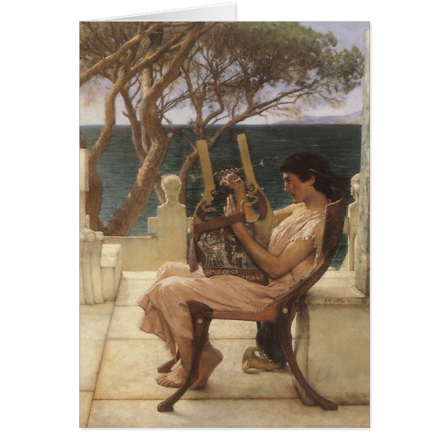 Sappho und Alcaeus von Sir Lawrence Alma Tadema (Vorne)