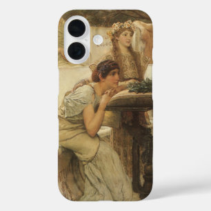 Sappho und Alcaeus von Sir Lawrence Alma Tadema iPhone 16 Hülle