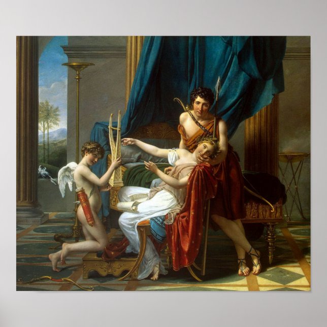 Sappho und Phaon von David Poster (Vorne)