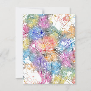 Sapporo Japan City Map Postkarte