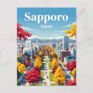 Sapporo, Japan Postkarte