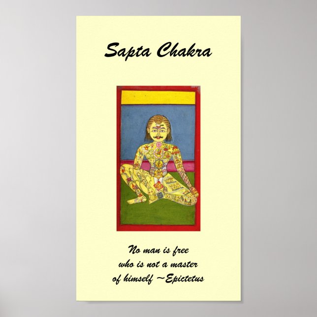 Sapta Chakra - Plakat / Druck (Vorne)