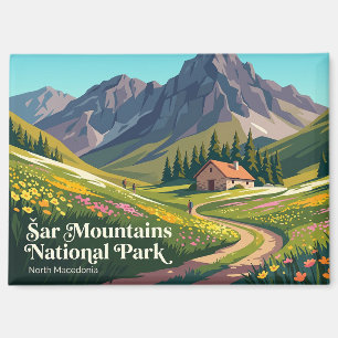 Šar-Berge Nationalpark Nordmazedonien Magnet