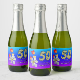 Sara 50-jähriges Jubiläum Hörnchen Sparkling Weinm