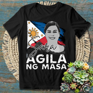 Sara Duterte Agila ng Masa Stand mit PRRD T-Shirt