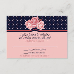 Sara Fine Response Card RSVP Karte
