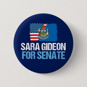 Sara Gideon für Senat Button