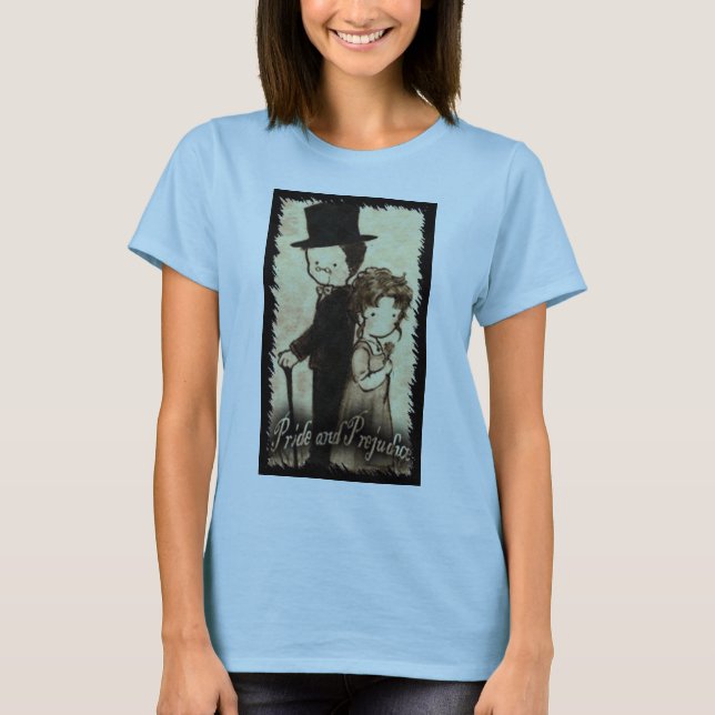 Sara Stiger--- Baby - Puppe große braune "Frau T-Shirt (Vorderseite)