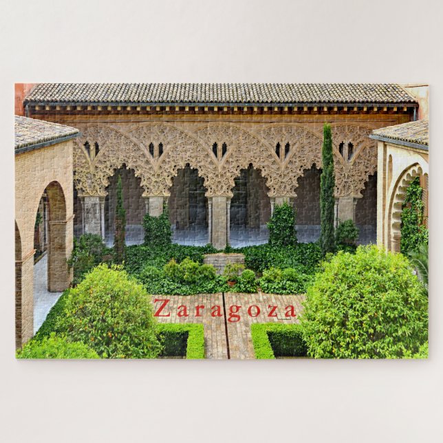 Saragossa. Aljaferia Palace.Patio De Santa Isabel. (Horizontal)