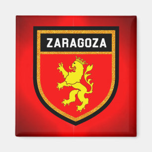 Saragossa-Flagge Magnet