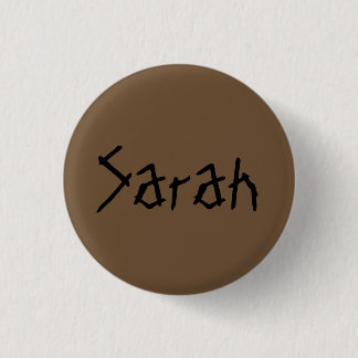 Sarah aus Orphan Black Not leidenden Schriftart Button
