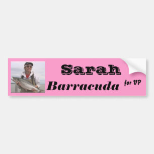 Sarah-Barracuda für VP Autoaufkleber