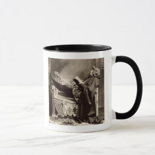 Sarah Bernhardt (1844-1923) als Hamlet 1899 Tasse