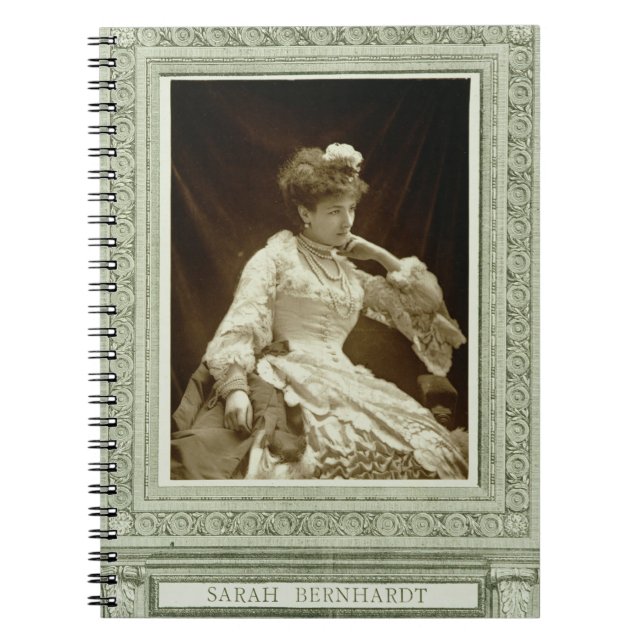 Sarah Bernhardt (1844-1923), von 'Galerie Contemp Notizblock (Vorderseite)