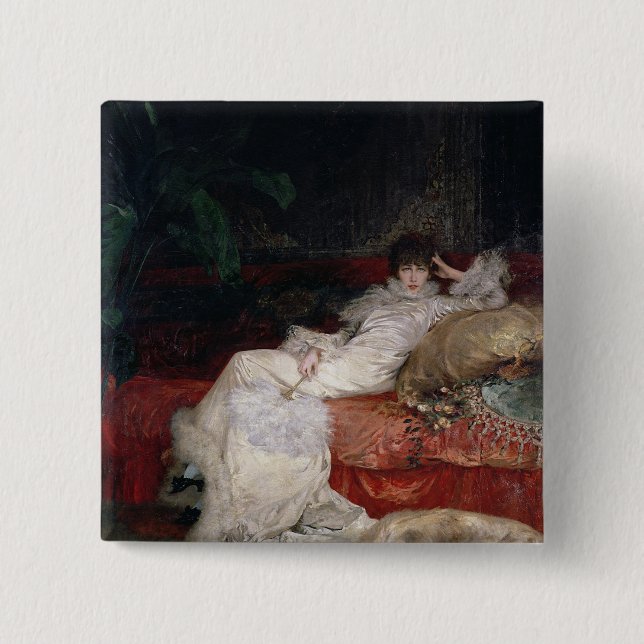 Sarah Bernhardt 1876 Button (Vorderseite)