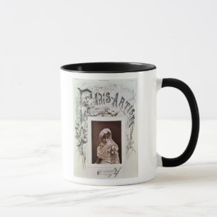 Sarah Bernhardt in der Rolle von Marion Delorme Tasse