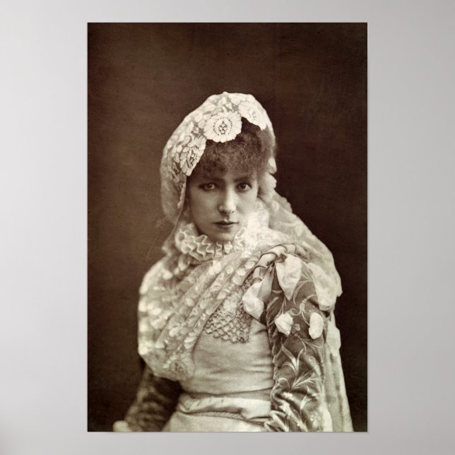 Sarah Bernhardt in Marion Delorme Poster (Vorne)