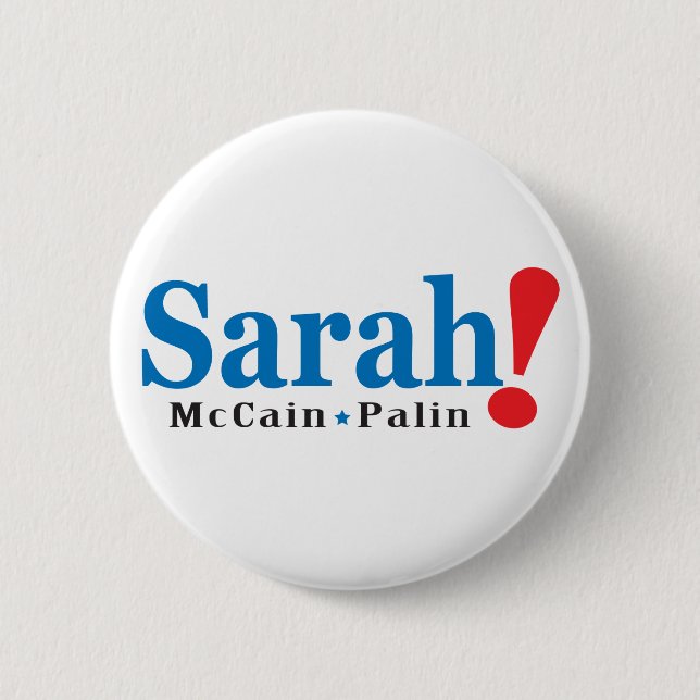 Sarah! Button (Vorderseite)