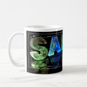Sarah - die Namenssarah in 3D beleuchtet Kaffeetasse