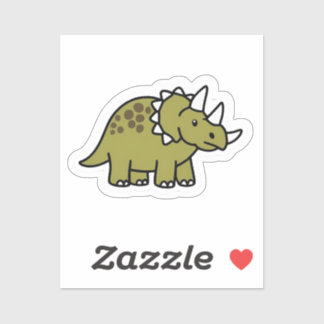 Sarah, die Triceratops Sticker