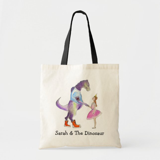 Sarah et le sac fourre-tout à dinosaure (Devant)