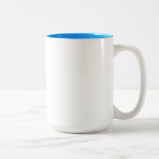 Sarah hellblaue 15 Unze Zwei-Ton Tasse