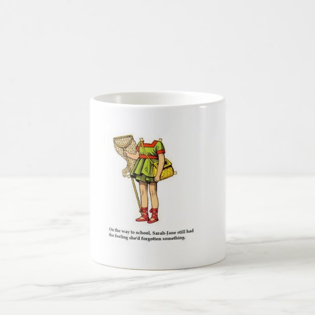 Sarah-Jane vergisst ihren Kopf Kaffeetasse (Mittel)