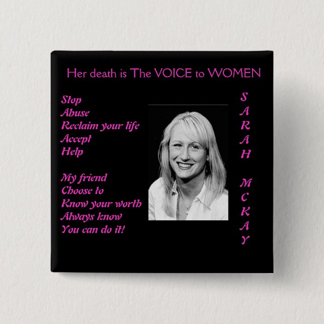 SARAH MCKAY BUTTON (Vorderseite)