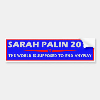 Sarah Palin 2012 Autoaufkleber
