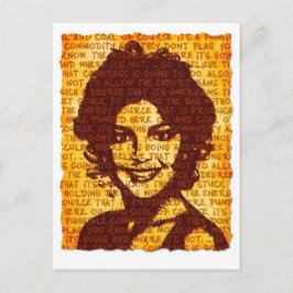 Sarah Palin Fungible Commodities Mini Art Postcard Postkarte
