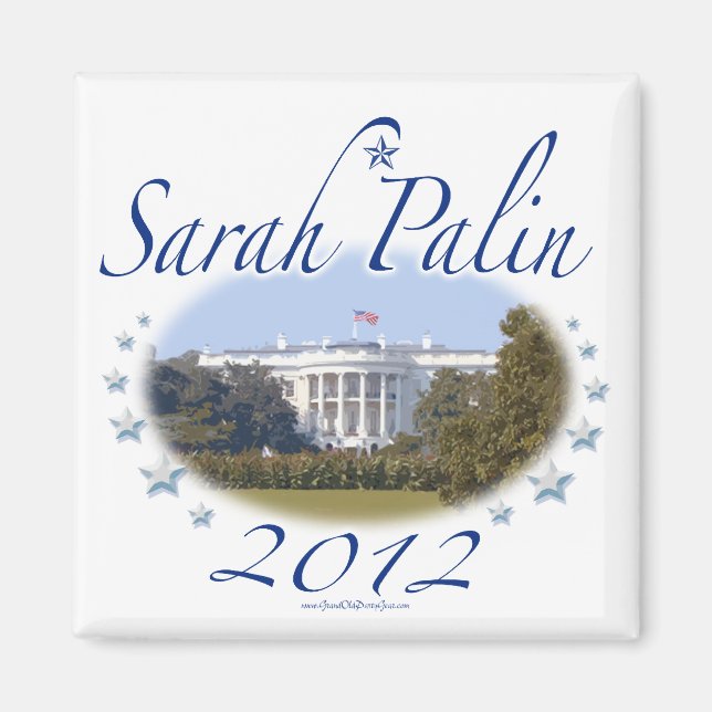 Sarah Palin Maison Blanche 2012 Magnet (Devant)