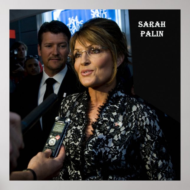 Sarah Palin mit Husband Todd Poster (Vorne)