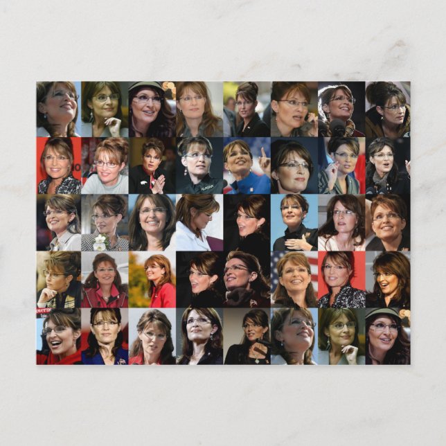 Sarah Palin Postcards Postkarte (Vorderseite)
