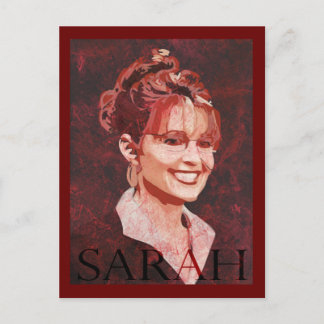 Sarah Palin - Vizepräsidentin 2008 Postkarte