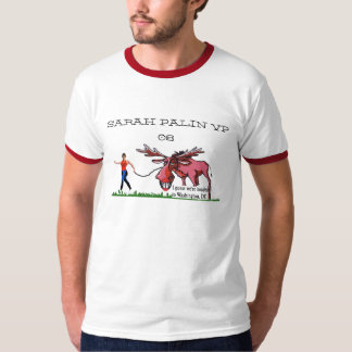 Sarah Palin VP et T-shirt d'orignaux