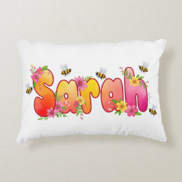 Sarah - Personalisiertes Bienenkissen Dekokissen